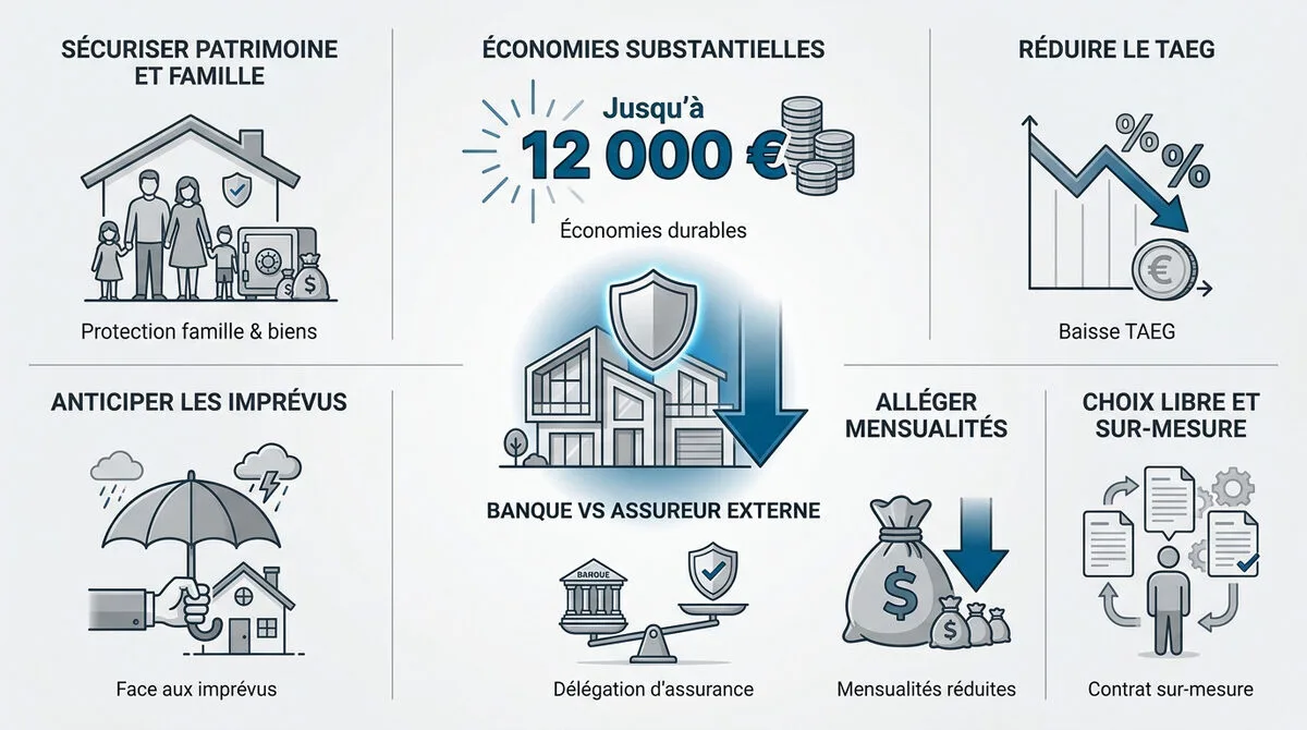 Avantages d'utiliser un comparateur d'assurance emprunteur en 2026 pour réduire les frais de crédit