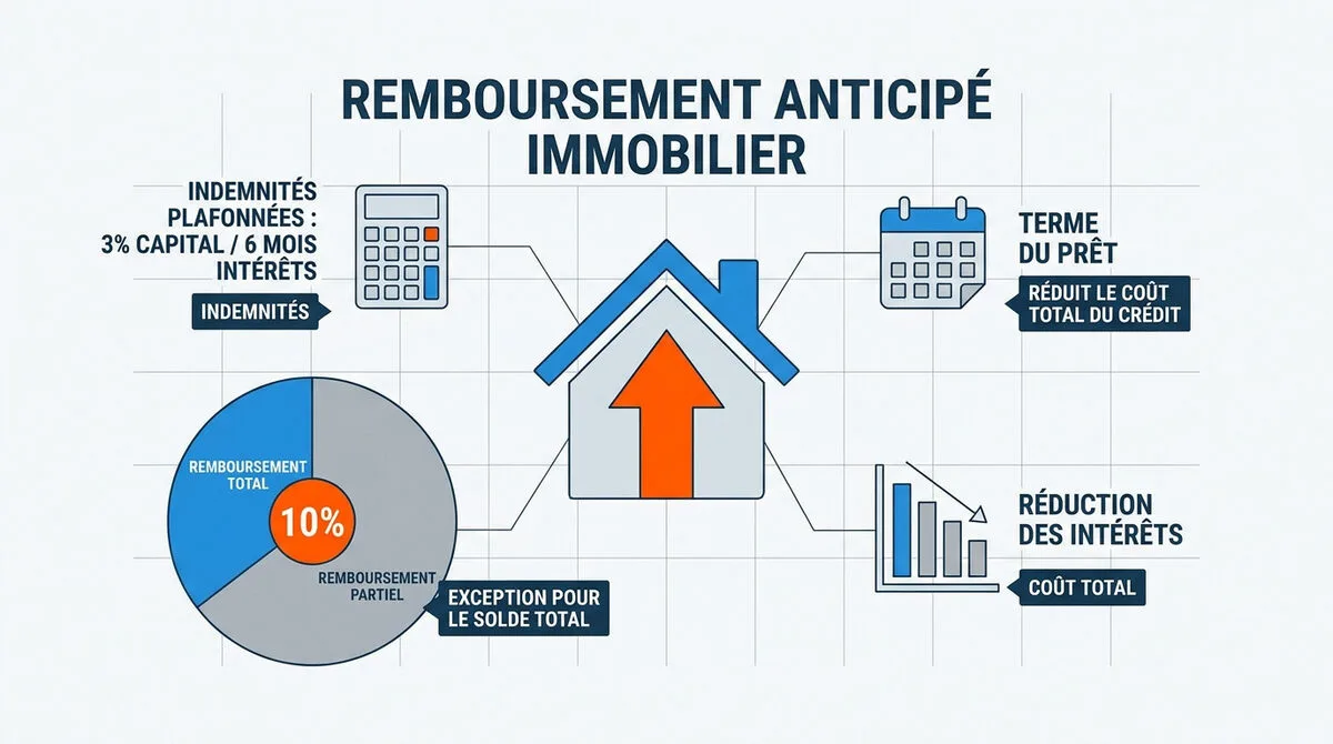 Réduction du coût d'un crédit après un remboursement anticipé