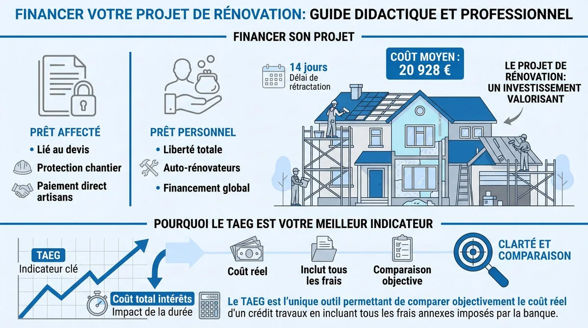 Analyse des options de crédit pour financer une rénovation de maison