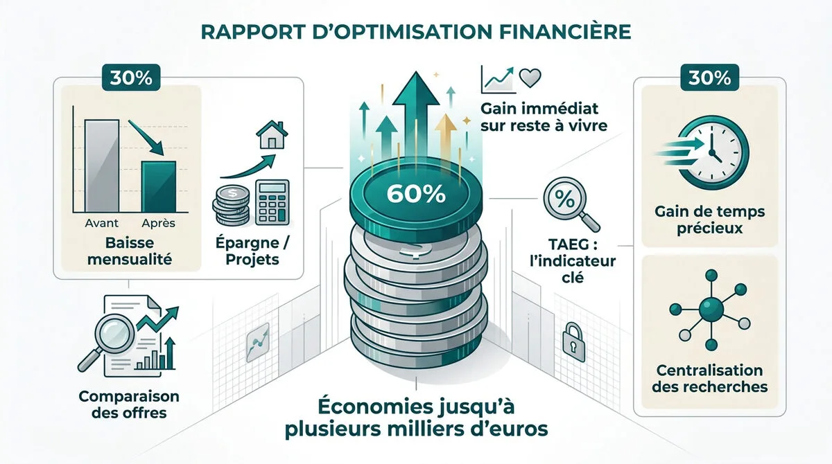 Optimisation financière et économies de prêt