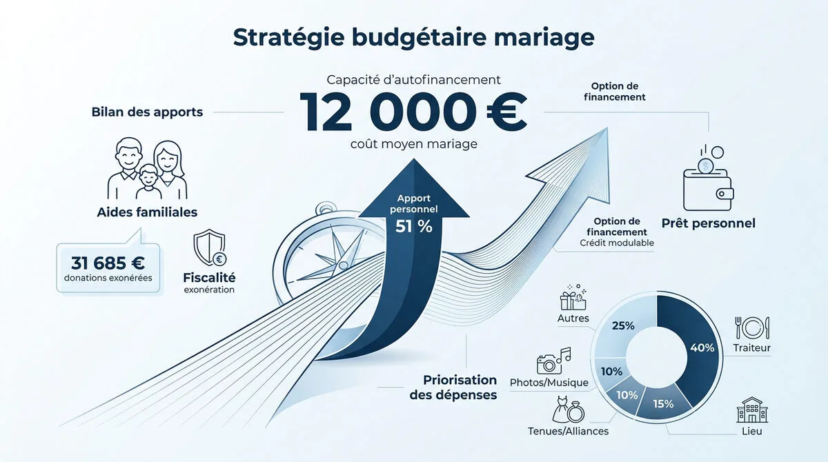 Répartition du budget mariage