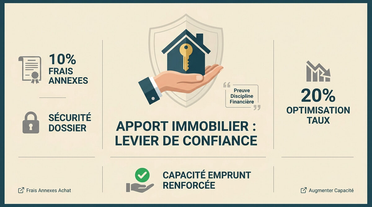 Importance de l'apport pour un premier achat immobilier