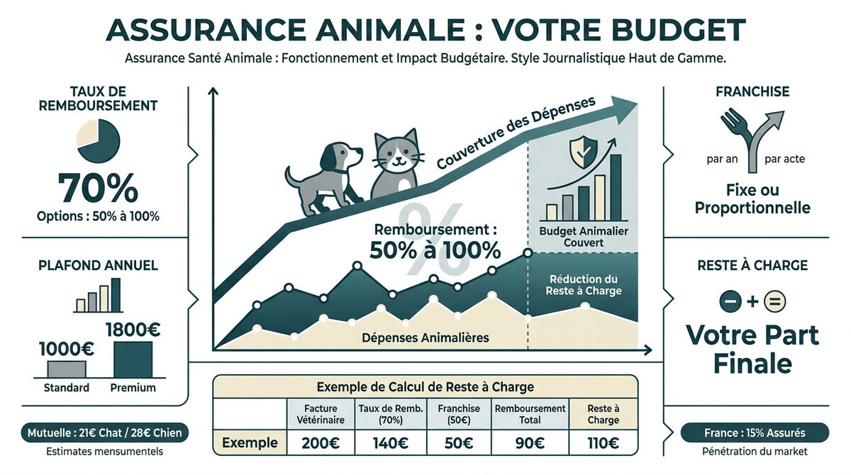 Chien et chat illustrant le budget d'assurance santé animale