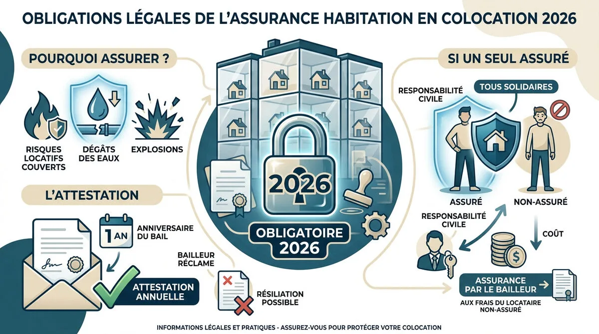 Colocataires discutant de leur contrat d'assurance habitation dans leur salon