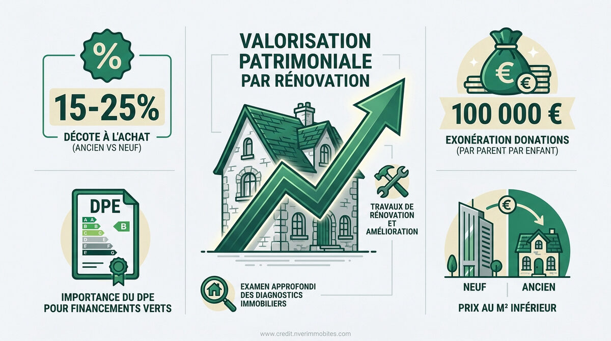 Valorisation patrimoniale grâce à la rénovation d'une maison ancienne