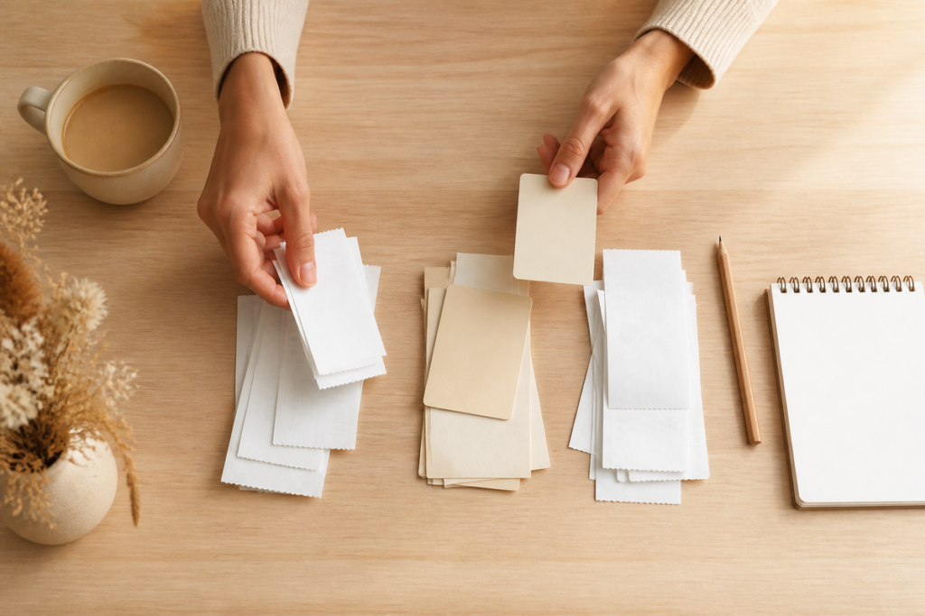 Classement des dépenses avant une période de transition professionnelle