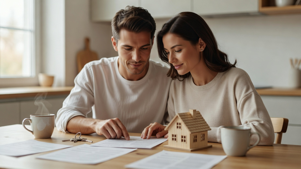 Documents de crédit immobilier annotés pour préparer les questions à un courtier